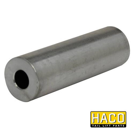 Pin HACO for Bar Cargolift 101136224, metal cylinder, 40mm diameter, 130mm length, suitable for large commercial vehicle parts.