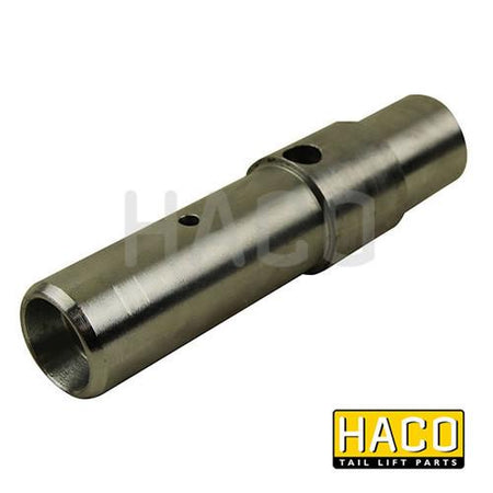 Metal pin Ø30/35, 140mm long, with holes, designed for HACO Bar Cargolift Tail Lift, compatible with parts 101130222 and 01.130222.