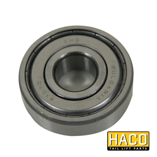 Ball race HACO designed to fit Ratcliff Palfinger Tail Lift, part 2202-005-9, shown in a close-up view highlighting its intricate ball bearing design.