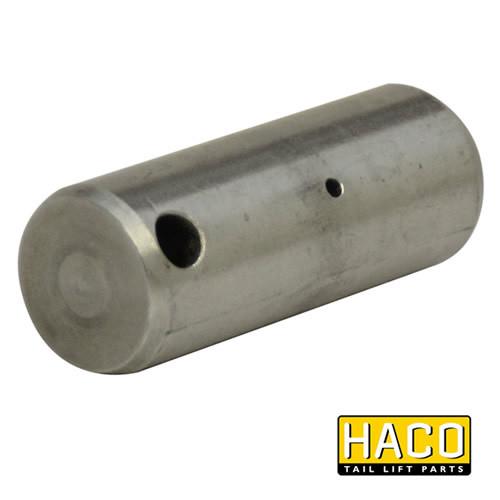 Pin Ø30x78mm HACO, a metal cylinder with holes, designed for M1730.078.BO08, suitable for large commercial trailers and vehicles.