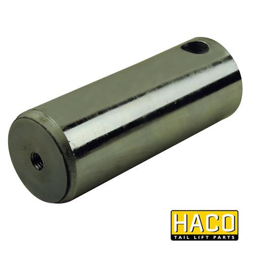 Pin Ø40x104mm HACO designed for M1740.104.BO12, compatible with Dhollandia Tail Lifts, featuring a metal cylindrical shape for trailer parts.