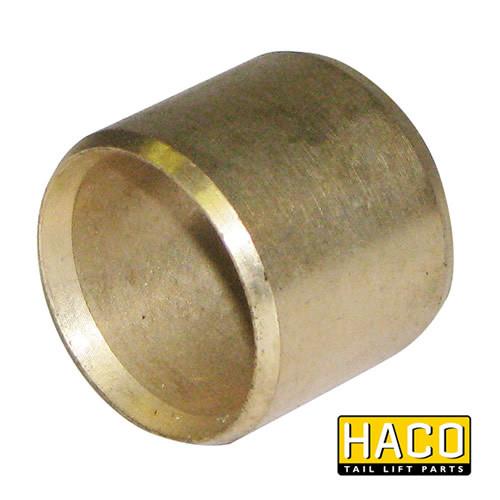Bearing Bush HACO for Dhollandia Tail Lifts, close-up of brass cylinder, size A=25mm, B=30mm, C=25mm, interchangeable with part M1925.25.