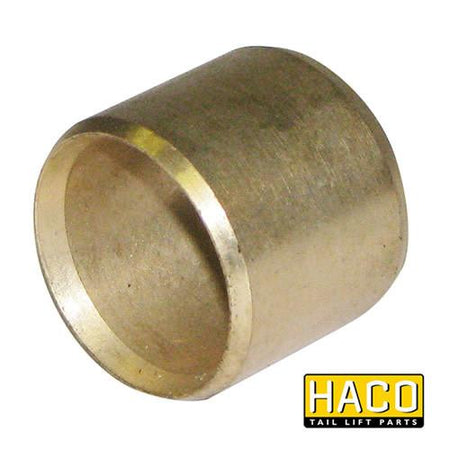 Bearing Bush HACO for Dhollandia Tail Lifts, close-up of brass cylinder, size A=25mm, B=30mm, C=25mm, interchangeable with part M1925.25.