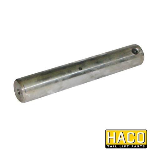 Pin Ø30x180mm HACO, a metal cylinder with holes, designed to suit M1730.180, ideal for commercial trailer parts.