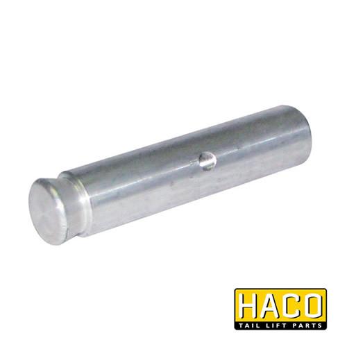 Pin Ø27x125mm HACO, a metal cylinder with a round cap, designed to fit M1727.125, suitable for commercial trailer and vehicle components.