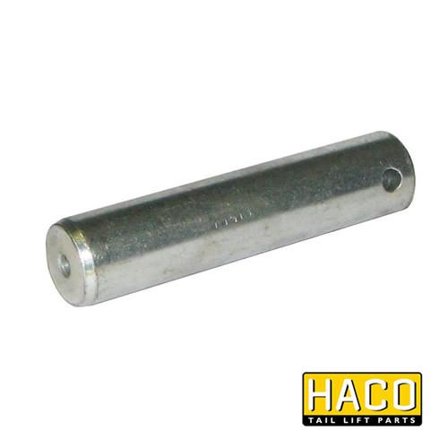 Pin Ø35x164mm HACO, metal cylinder designed for M1735.164.BO10, shown close-up. Suitable for commercial trailer parts by Nationwide Trailer Parts Ltd.