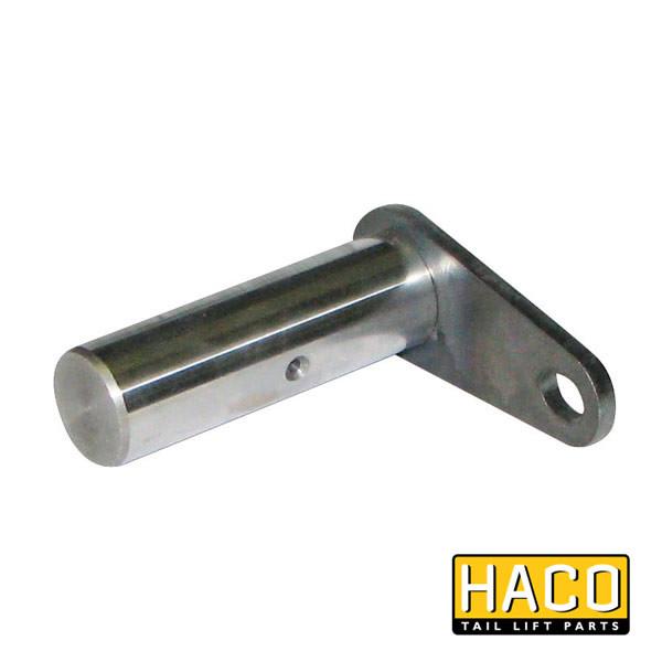 Pin Ø25x83mm HACO, a metal rod with a hole, compatible with Dhollandia M1725.083 for tail lifts, from Nationwide Trailer Parts Ltd.