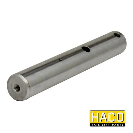 Pin Ø30x199mm HACO, metal cylinder with holes, designed for M1730.199.BO10. Suitable for large commercial trailer components from Nationwide Trailer Parts Ltd.