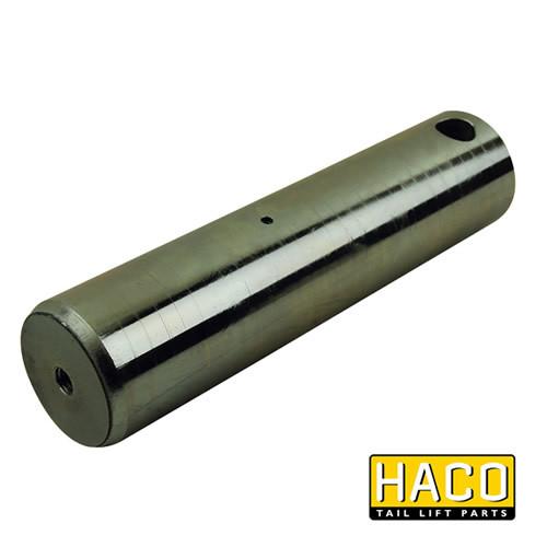 Pin Ø40x162mm HACO, a cylindrical metal component with holes, designed for Dhollandia Tail Lifts, suitable for commercial trailer applications.