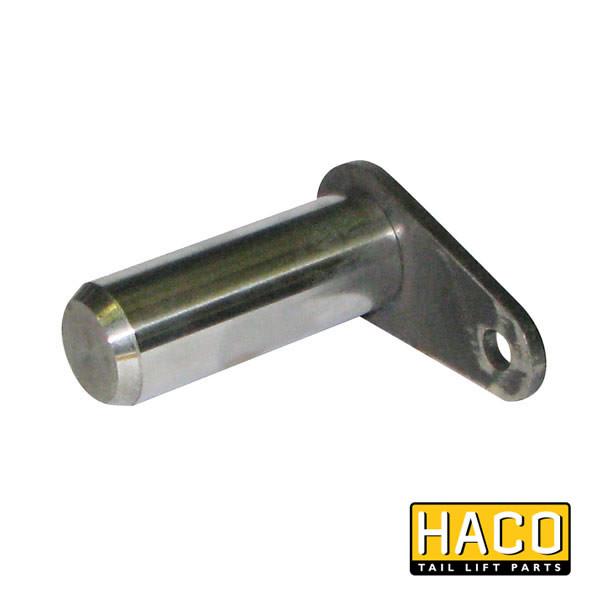 Pin Ø30x83mm HACO, metal component for Dhollandia Tail Lifts, interchangeable with part M1730.083, shown in close-up highlighting its cylindrical design.