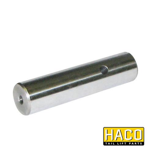 Pin Ø30x120mm HACO, metal cylinder with hole, designed for M1730.120, suitable for commercial trailer parts. Close-up view of cylindrical structure.