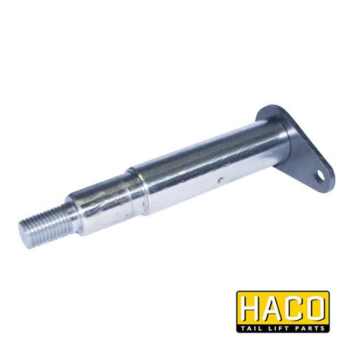 Pin Ø35x208mm HACO, metal cylinder with screw, tailored for M1735.208, ideal for large commercial trailer components.