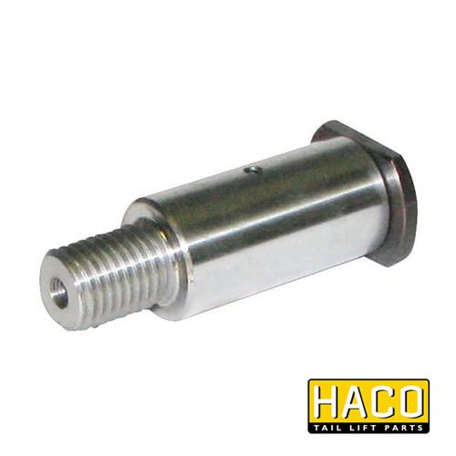 Pin Ø30x90mm HACO, a metal cylinder fastener with nut, designed for M1730.090, suitable for large commercial trailer parts.
