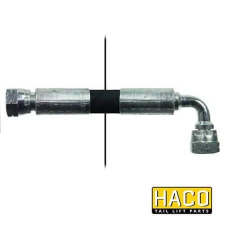 800mm Length Hose HACO to suit Bar Cargo 101122333 , Haco Tail Lift Parts - Bar Cargolift, Nationwide Trailer Parts Ltd