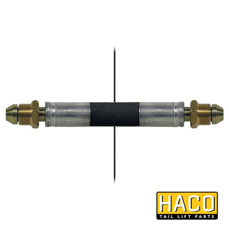 Hose T=9/16/T=9/16 650mm HACO to suit 4611-071-5 , Haco Tail Lift Parts - HACO, Nationwide Trailer Parts Ltd