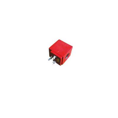 Solenoid 24v for Anteo Tail Lifts, essential for trailer maintenance. Featured in a red box with a visible hole, highlighting product assembly readiness.
