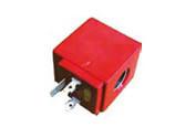 Solenoid 24v for Anteo Tail Lifts, compact design with visible metal components, part of Nationwide Trailer Parts' range for commercial vehicle maintenance.