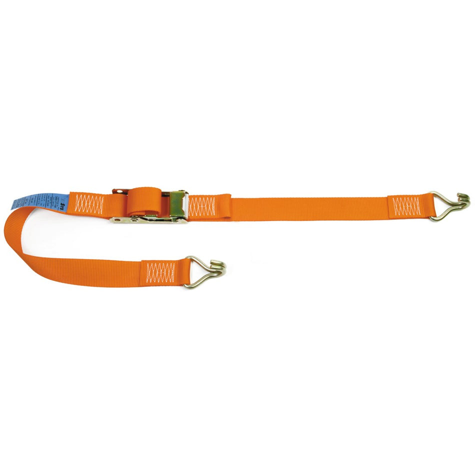 IBV50-4 Internal Box Van Strap featuring a zinc-plated locking buckle and claw hooks, designed for secure load restraint with 1000 daN capacity.