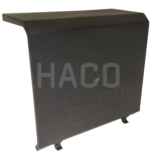 Haco Powerpack Cover (F3) for Anteo lifts, featuring a sleek black rectangular design with legs, interchangeable with models AN565035 and AN541054.