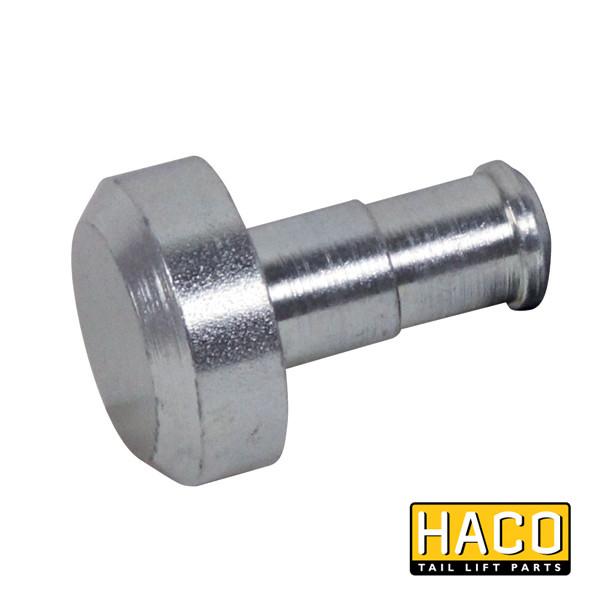 Large Pin HACO, a silver metal bolt with a round head, designed for compatibility with Ratcliff tail lift part 3231-001-5.