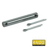 Pin Ø6x33 HACO, a metal tool component, designed to fit Ratcliff Palfinger Tail Lift, model 2246-006-9, shown in a detailed close-up view.