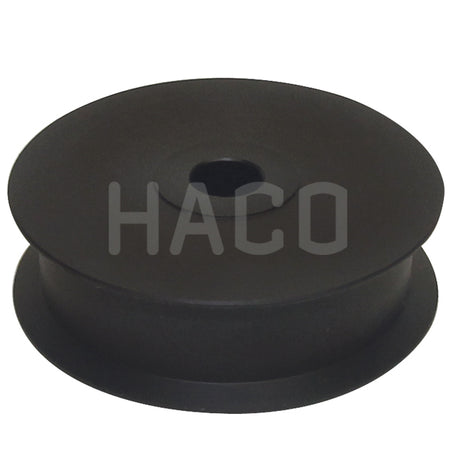 Chain pulley 1500kg HACO for Ratcliff Palfinger Tail Lift, compatible with part 4305-022-8, shown as a black circular spool.