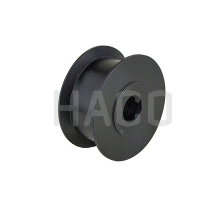 Chain pulley 1500kg HACO, compatible with Ratcliff part 4305-021-9, shown as a black spool, ideal for commercial trailer tail lifts.