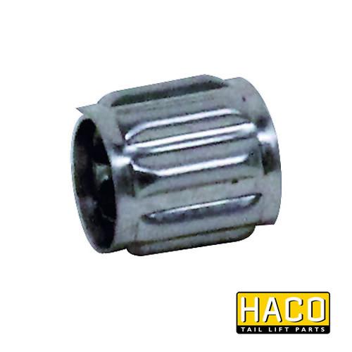 Tolerance ring Ø10x12 HACO, a metal gear component, suitable for Ratcliff part 2082-001-1, used in commercial vehicle tail lifts.