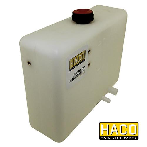 Oil Tank Right 6L with black cap for Dhollandia M3000, designed for commercial trailers by Nationwide Trailer Parts Ltd.