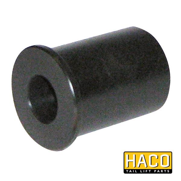 Bearing bush platform roll Ø30 HACO for Dhollandia tail lifts, featuring a black cylindrical design with a central hole.