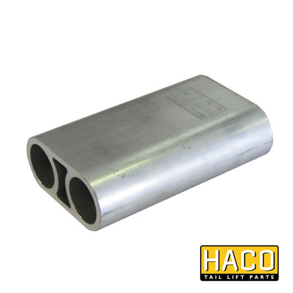 Hinge platform corner HACO for M0544, featuring a metal object with holes, designed as a Dhollandia Tail Lifts alternative.
