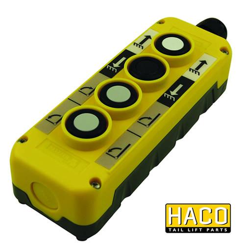 Control box 4-button 2xNO Mafelec to Suit Bar Cargolift 101127132 , Haco Tail Lift Parts - Bar Cargolift, Nationwide Trailer Parts Ltd