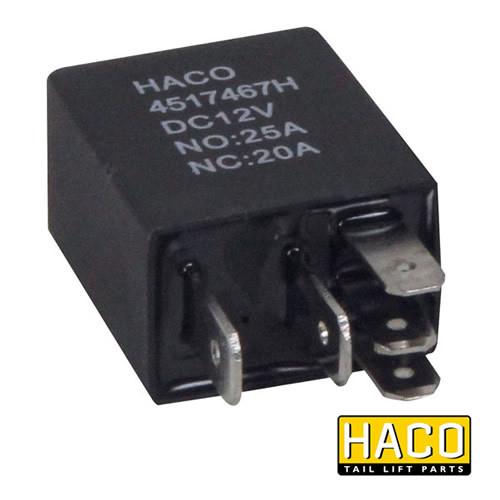 12v Mini Relay HACO to suit Bar Cargo 101119166 , Haco Tail Lift Parts - Bar Cargolift, Nationwide Trailer Parts Ltd