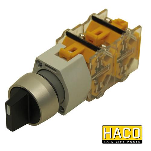 Rotary/Selector Switch HACO to suit E0330 , Haco Tail Lift Parts - Dhollandia, Nationwide Trailer Parts Ltd