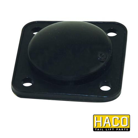 Push button foot control for tail lifts, compatible with Dhollandia E0770, featuring a black circular design with multiple holes.