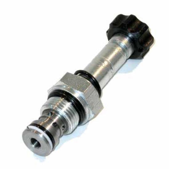 Solenoid Valve - Tuckaway, a close-up of a metal auto part for Anteo Tail Lifts, showcasing its cylindrical form and detailed metalwork.