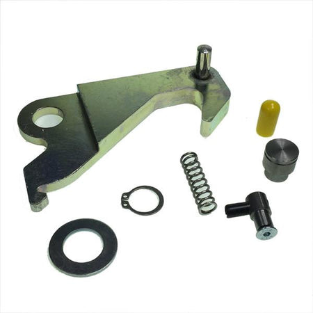 Non Extended Safety Catch Assy for TL1000/DL500GPMK3, a close-up of metal tool machinery designed for tail lift models, featuring precision-engineered components.