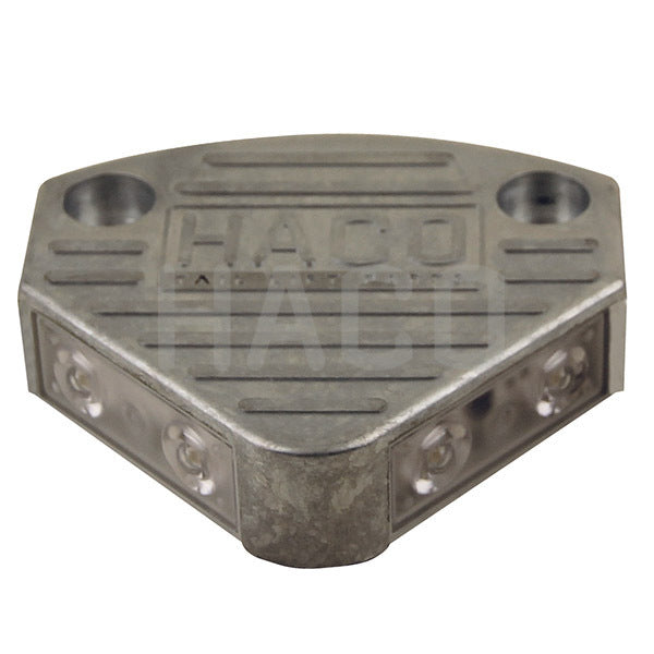 Platform Flashing Light Battery Powered, metal object with lights, compatible with most cantilever and column lifts, direct replacement for Dhollandia part number E0702.