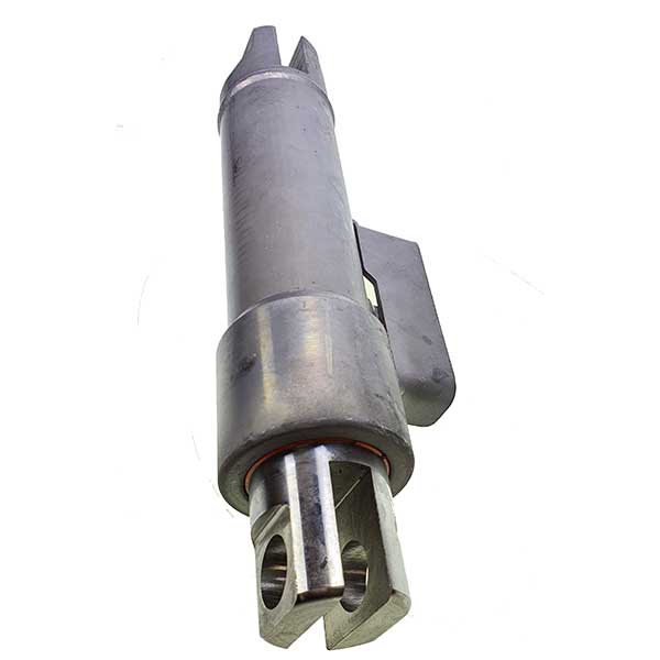 Tilt Ram (Power Closure) R/H for Dhollandia lifts, featuring a sturdy metal cylinder with handle and screw, suitable for tail lift systems.