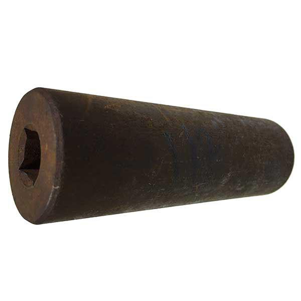 1/2 Hinge Pin 1.5 Dia, featuring a close-up of a cylindrical metal pipe suitable for a 1/2 bar, ideal for commercial trailer parts.