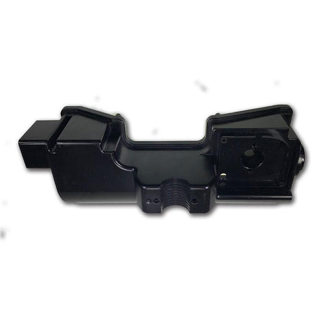 Control box without cover 2009 for Dhollandia Tail Lifts, featuring a black plastic design with a central hole, suitable for commercial trailers.