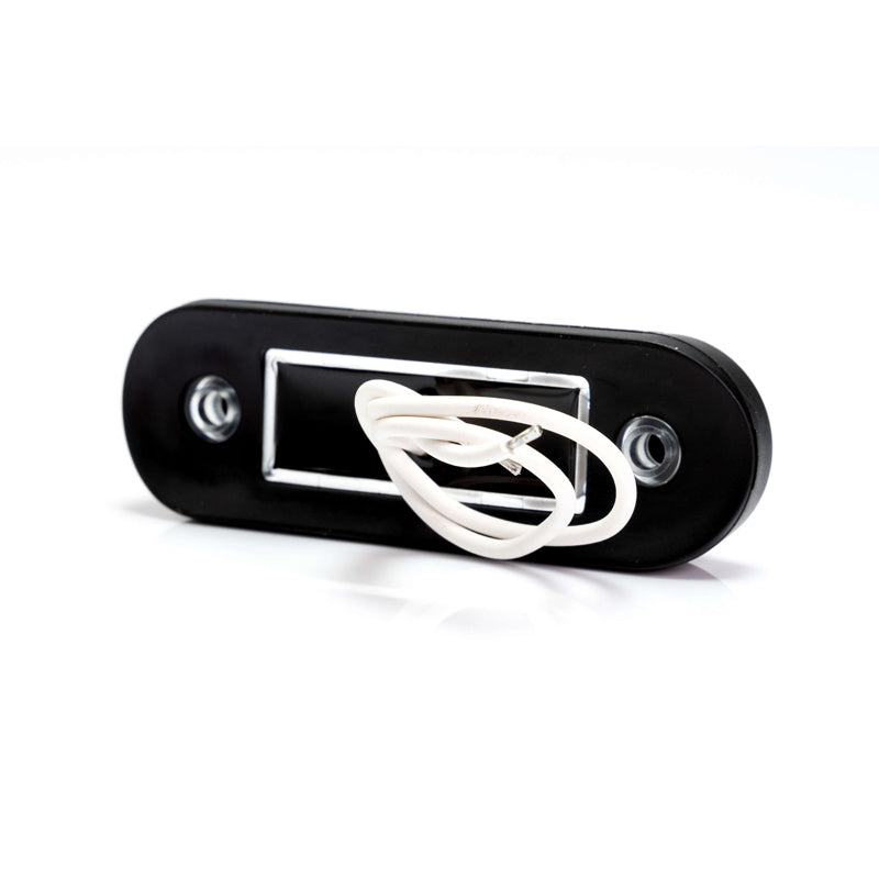 4 LED Marker Light with white cable for easy mounting, designed for vans and trucks; features premium LED technology and simple installation.