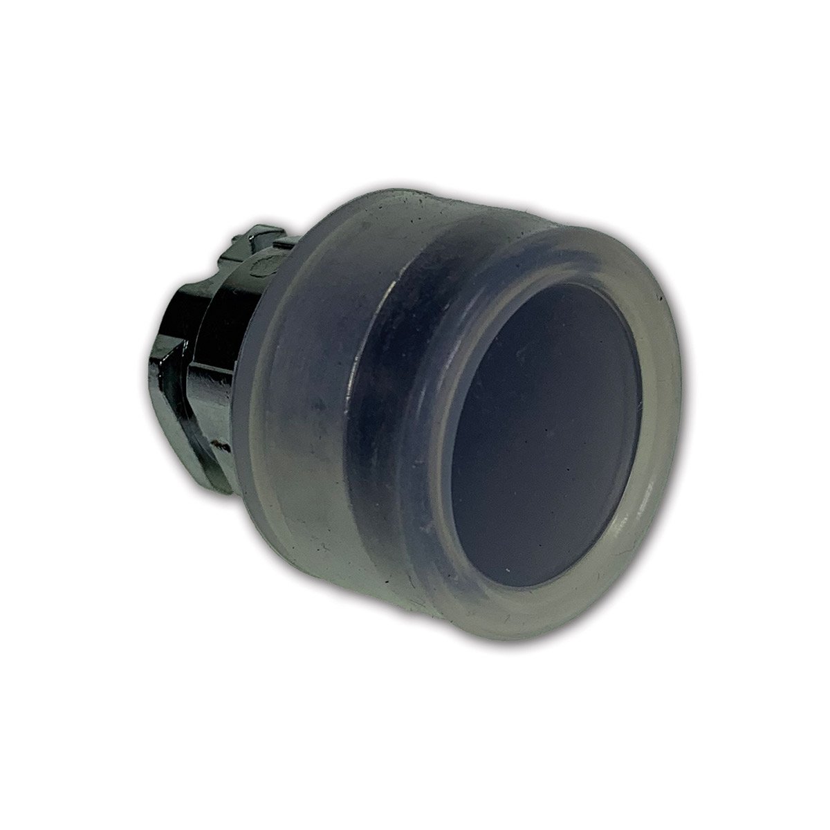Close-up of a push button switch for Dhollandia Tail Lifts, designed for efficient operation of commercial trailer lift systems.