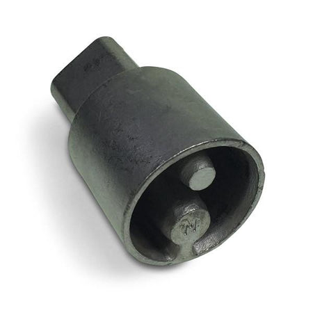 Stainless Steel Bottom Square Drive Adaptor for 34mm Curtain Poles , Curtain Poles & Adaptors - Nationwide Trailer Parts, Nationwide Trailer Parts Ltd - 2