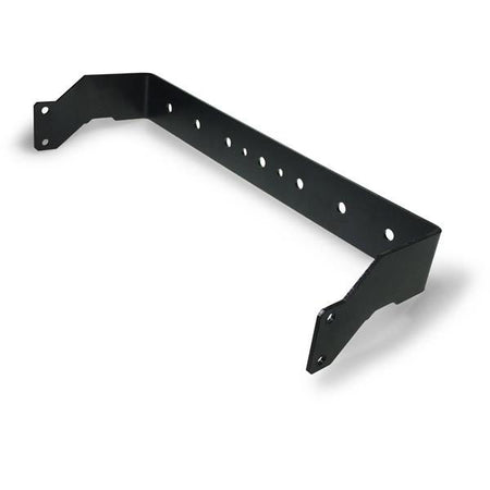 Bracket control box 2010 for Dhollandia Tail Lifts, featuring a black metal bracket with holes, suitable for commercial trailer applications.