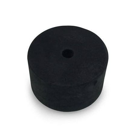 Rubber Ring ø50x30mm for Dhollandia Tail Lifts, a black cylindrical component essential for trailer lift systems.