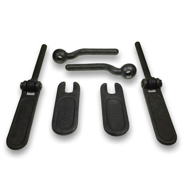 Ramp Fastener Set Complete (2 fasteners & plates) , Drop Locks & Ramp Fasteners - Nationwide Trailer Parts, Nationwide Trailer Parts Ltd - 1