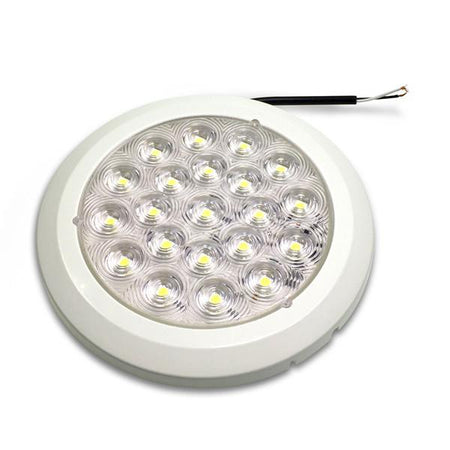 Round Interior Light - Clear Lens (LED) , Interior Lights & LED's - Nationwide Trailer Parts, Nationwide Trailer Parts Ltd