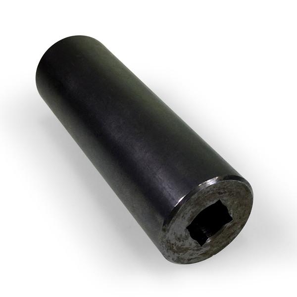 9/16 Hinge Pin (1.5 inch Dia), a black metal cylinder used in tail lifts, designed for durable performance in commercial vehicle maintenance.