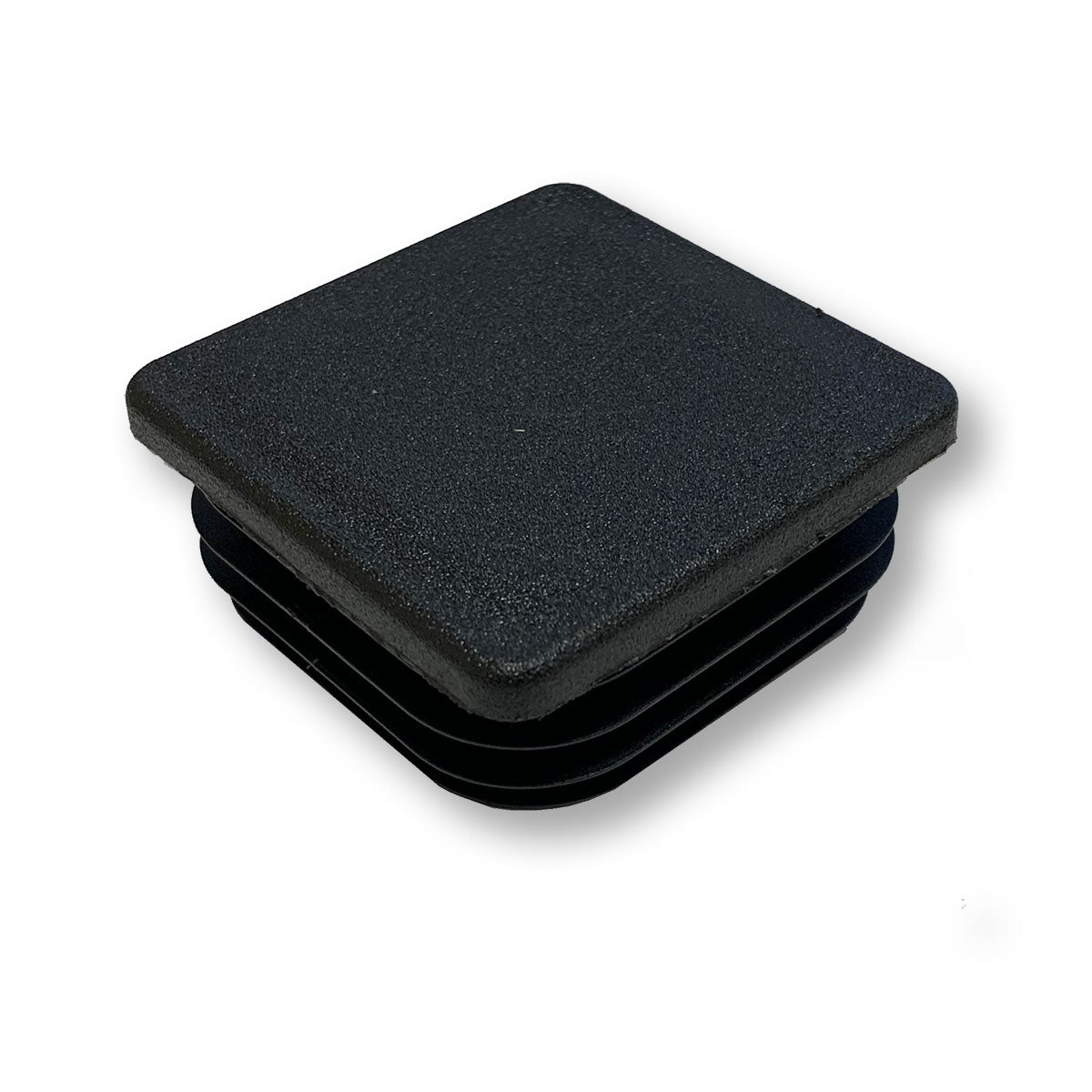 60mm x 60mm Plastic End Cap for commercial vehicle trailers, designed for durability with a wall thickness of 1.00mm to 4.00mm.